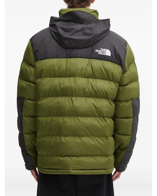 The North Face Green Hooded Two-Tone Jacket for men