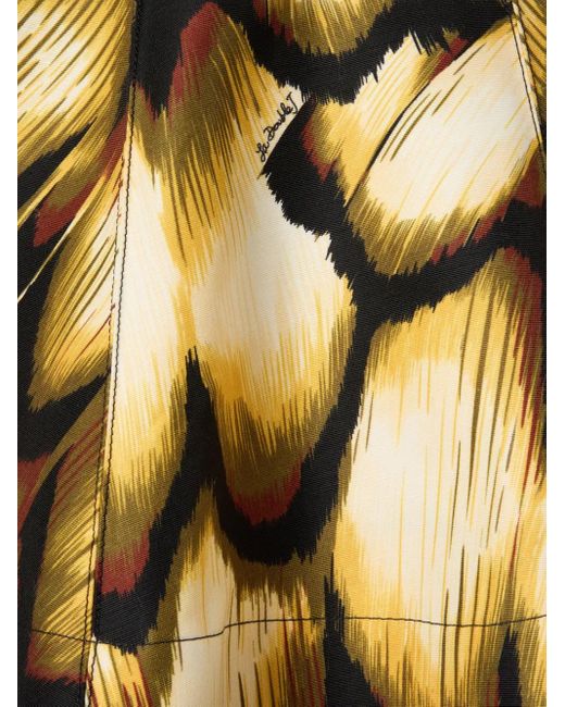 LaDoubleJ Mini-Rok Met Print in het Metallic