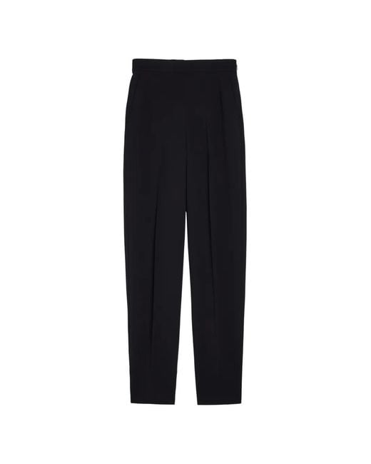 Joseph Black Pleated Trousers