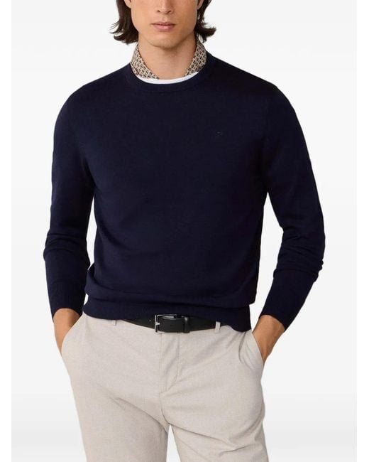 Pull À Logo Brodé Hackett pour homme en coloris Blue