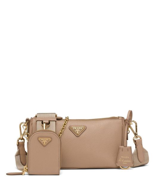 Prada Reedition 2000 Crossbody Bag in Natural Lyst