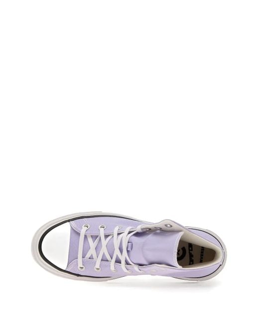 Converse White All Star Lift Double Stack Platform High-Top Sneakers