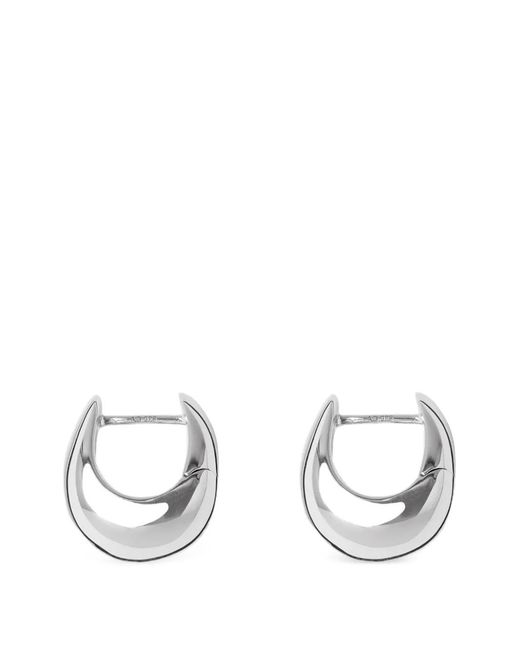 LIE STUDIO Metallic Boucles D'Oreilles Créoles The