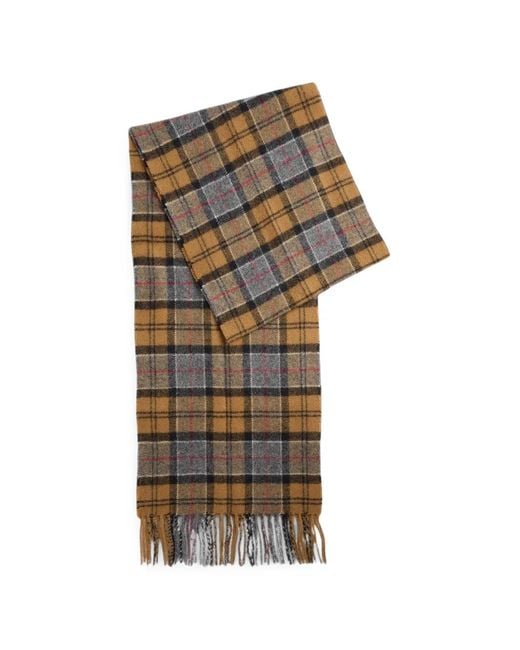 Sciarpa Tartan di Barbour in White da Uomo