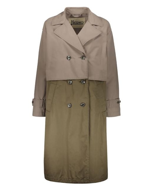 Herno Natural Layered Rain Coat