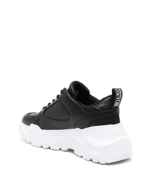 Versace Jeans Couture Black Sneakers With Logo