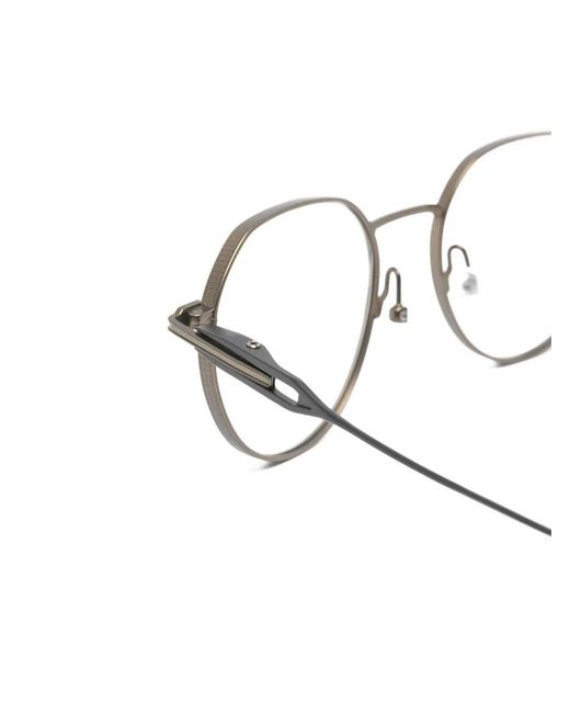 Dita Eyewear Natural Round-Frame Glasses