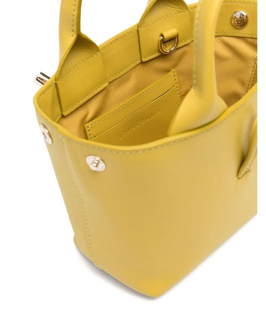 Longchamp Yellow Extra Small Le Roseau Tote Bag