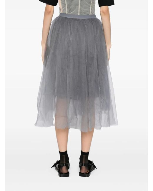 JNBY Gray Double-Layer Skirt