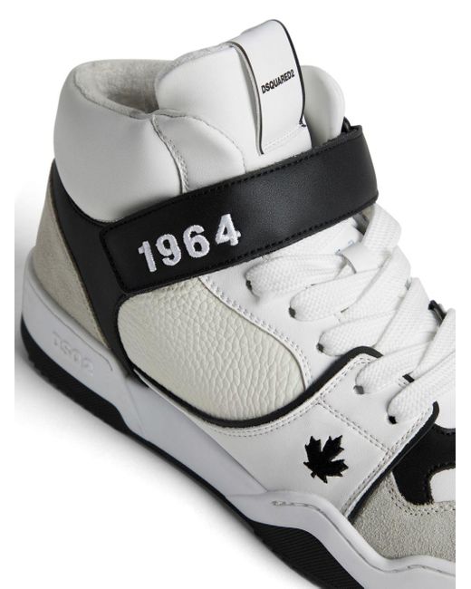 Sneakers alte Spiker di DSquared² in White da Uomo