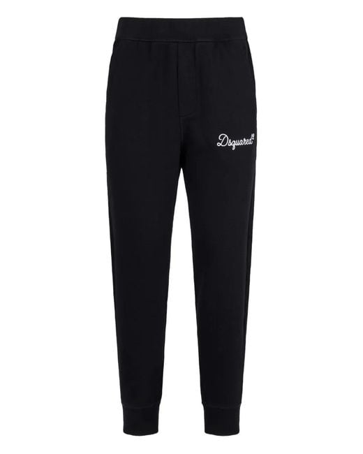 DSquared² Black Signature Just Right Track Pants