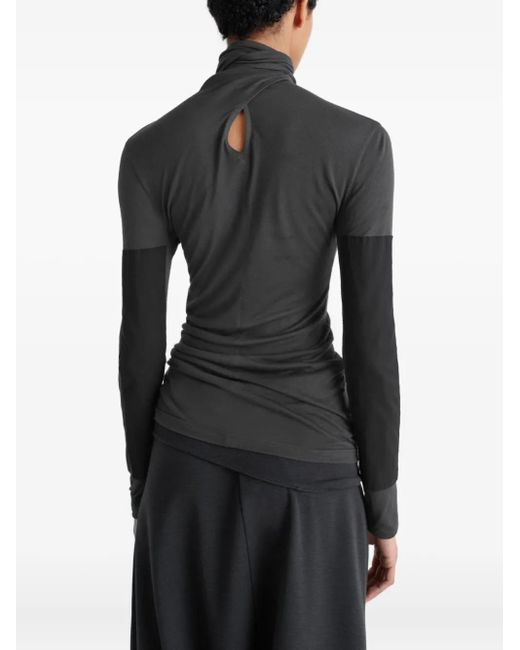 Haut À Col Noué Lemaire en coloris Black