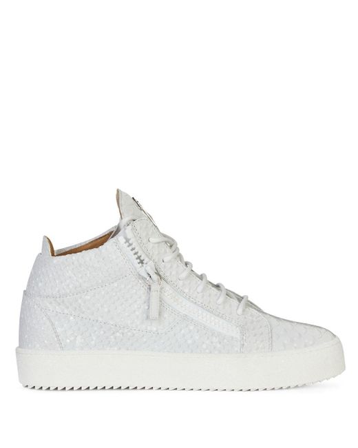 Giuseppe Zanotti Kriss High-top Sneakers in White for Men | Lyst Australia