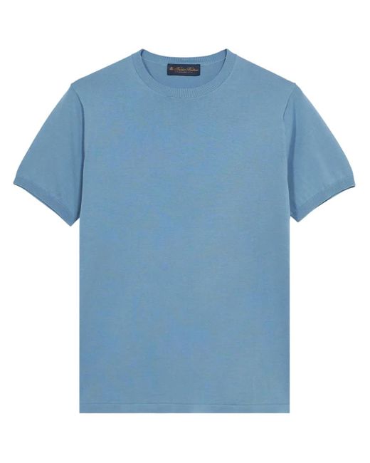 Brooks Brothers Kurzärmeliges Strickoberteil in Blue für Herren