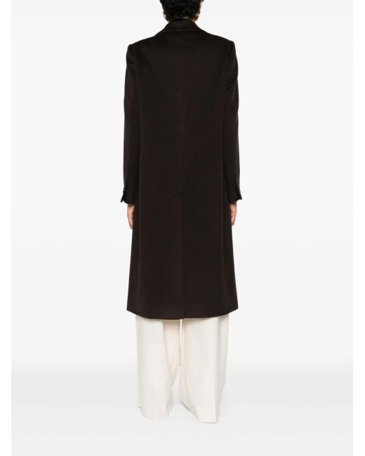 Tagliatore Black Amanda Button Pocket Coat