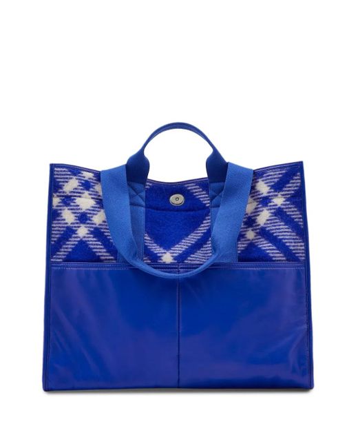 Burberry Shopper mit Karomuster in Blue für Herren
