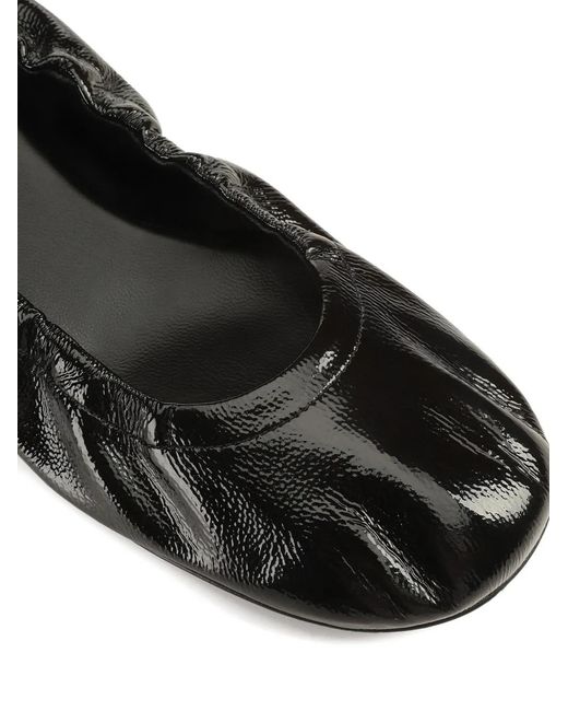 Sergio Rossi Black 25Mm Orb Leather Pumps