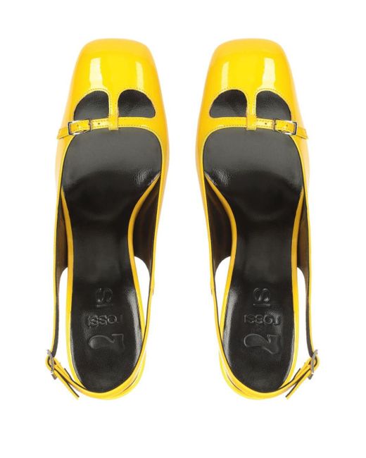 Zapatos Si Rossi con tacón de 85 mm Sergio Rossi de color Yellow