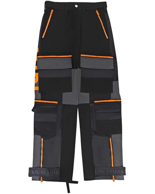 Pantalones con logo estampado Amiri de hombre de color Black
