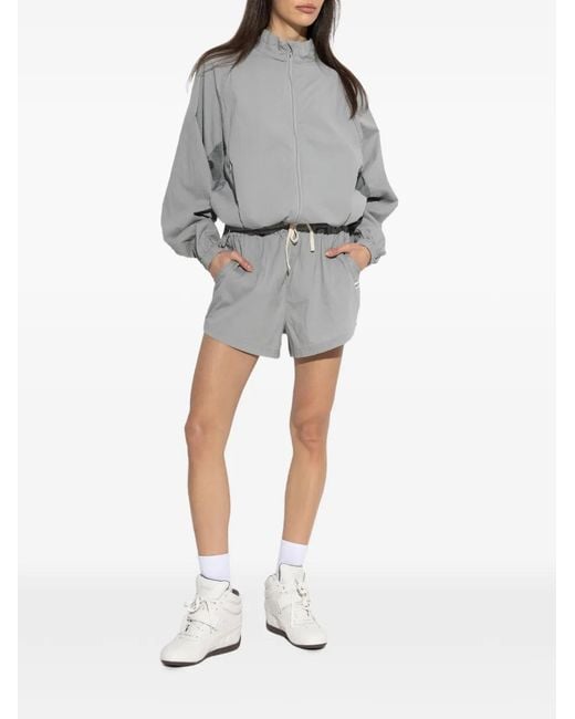 Rethinkit Studios Gray Mesh-Panel Jacket