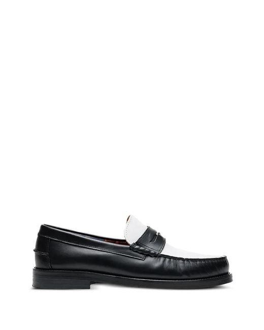 Naked Wolfe White Riviera Calf Leather Loafers for men
