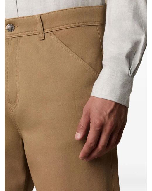 Brooks Brothers Green Five-Pocket Cotton-Blend Trousers for men