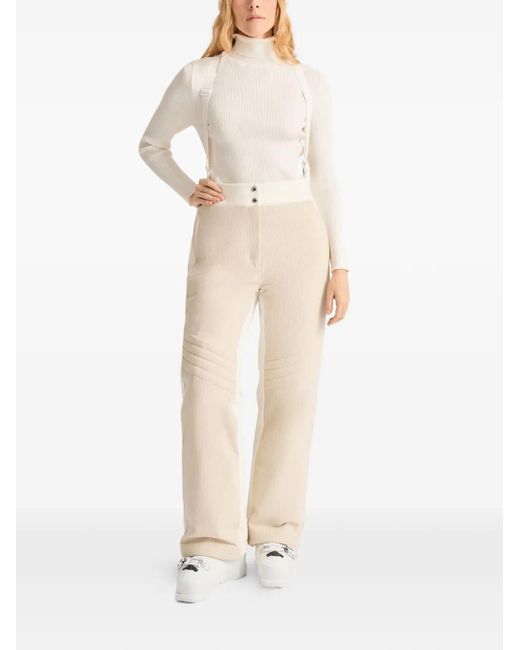 Fusalp White Button-Fastening Ski Bottoms