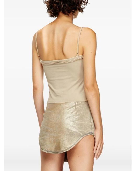 DIESEL Natural Camisole-Tanktop mit Adler-Print