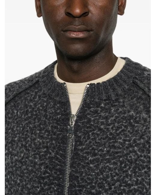 Craig Green Black Zip-Up Cardigan for men