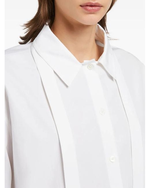 Ports 1961 White Hemd mit Bindedetail