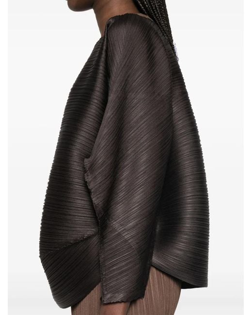 Pleats Please Issey Miyake Black Ufo Blouse