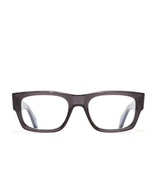 Cutler & Gross Brown Square-Frame Glasses for men