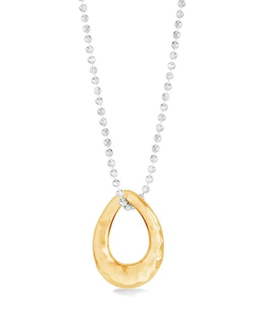 Dower & Hall Metallic Entwined Pendant Necklace