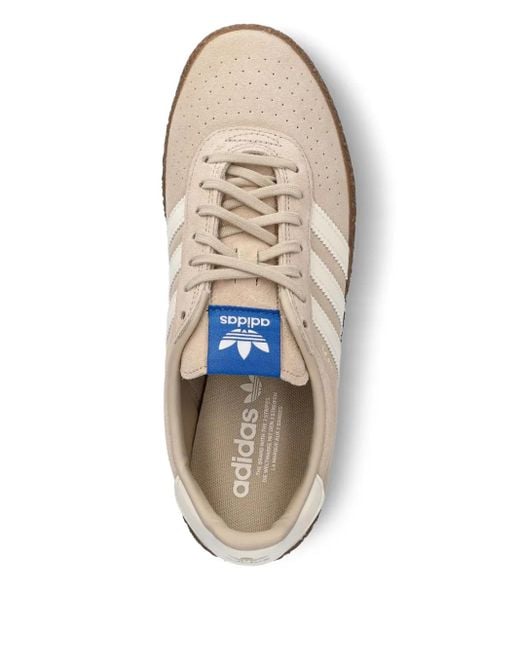Adidas Pink Montreal Three-Stripe Suede Sneakers