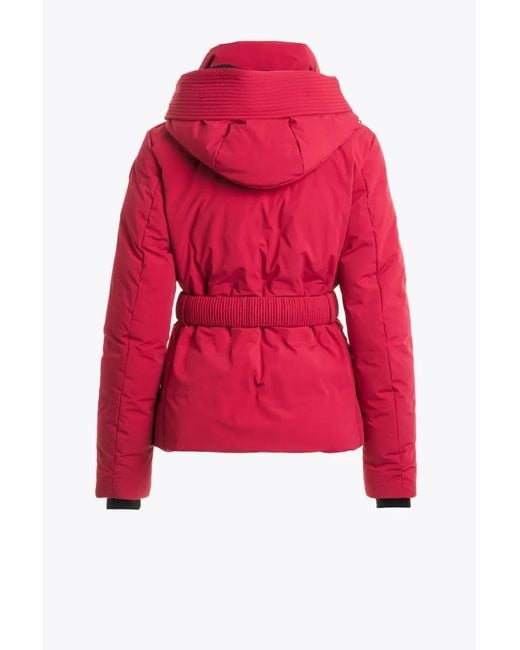 Parajumpers Red Logo-Patch Jacket