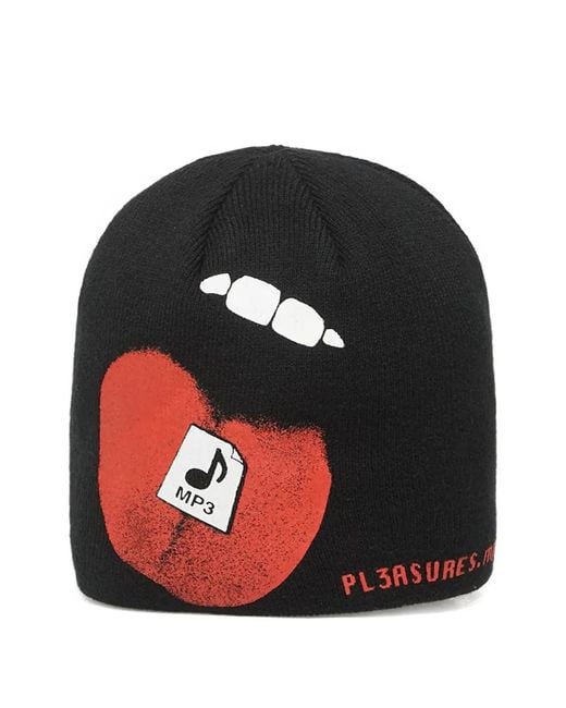 Pleasures Black Piracy Skully Beanie Hat