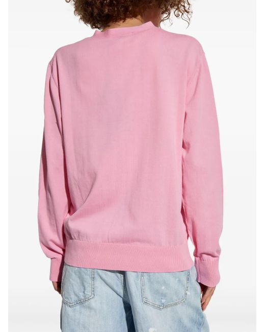 DSquared² Pink Button-Up Cardigan