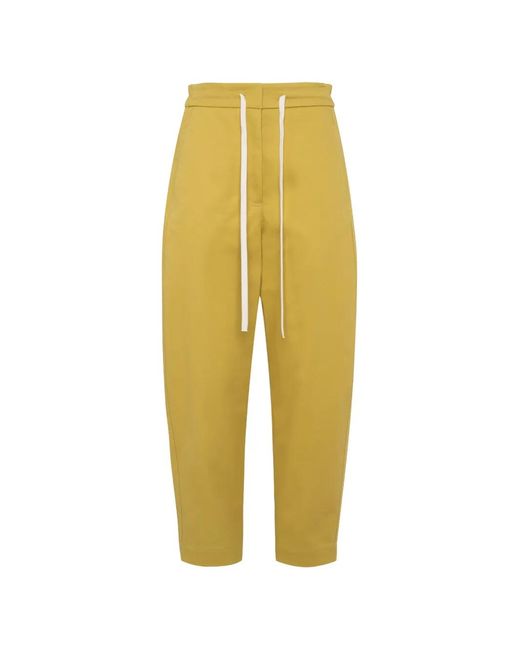 Tela Yellow Drawstring Trousers