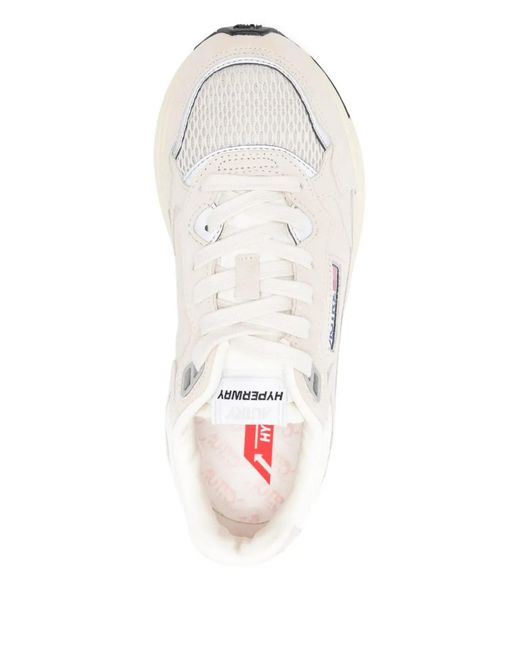 Autry White Hyperway Low Suede/Mesh