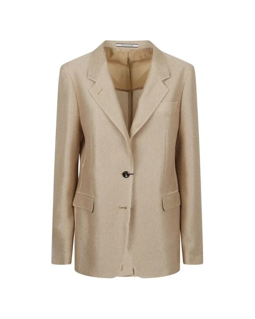 Tagliatore Natural Parigi Textured Single-Breasted Blazer