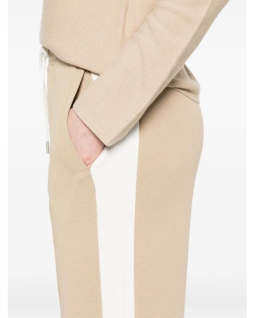 Marc O' Polo Natural Side-Stripe Drawstring Trousers