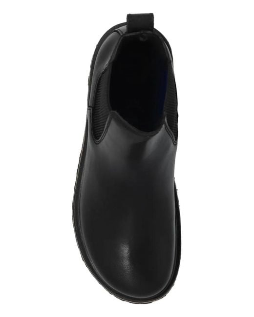 Birkenstock Black Highwood Slip-On Leather Boots
