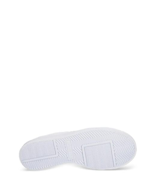 Lacoste White Logo-Detail Sneakers