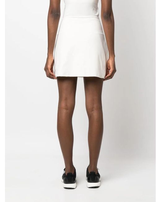 GIRLFRIEND COLLECTIVE White Float High-Waisted Skort
