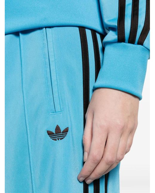 Adidas Blue Pantalon À Rayures
