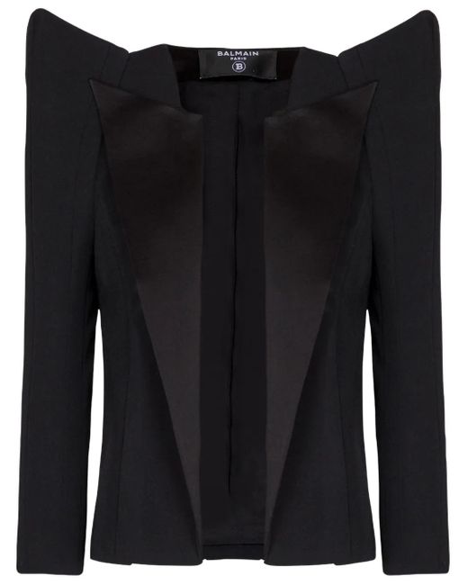 Balmain Spencer ジャケット Black