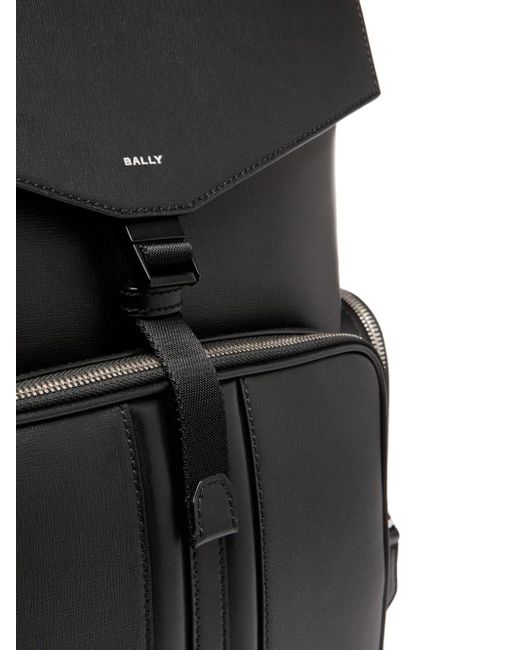 Bally Mythos Rucksack Aus Recyceltem Leder in Black für Herren