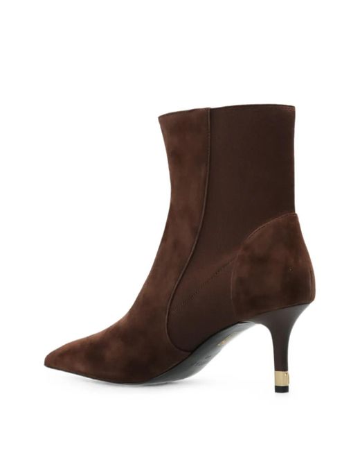 Furla Brown Aria Suede Ankle Boots