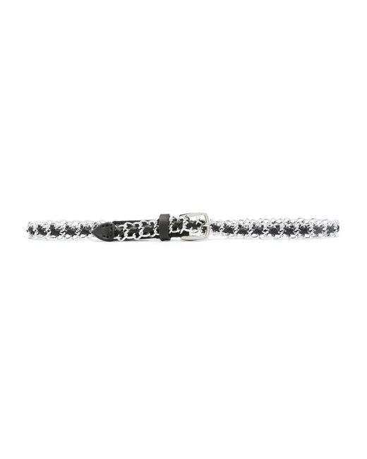 Ba&sh White Brooke Chain-Link Detailing Belt