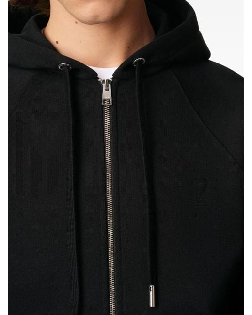 AMI Ami De Coeur ジップアップ パーカー Black